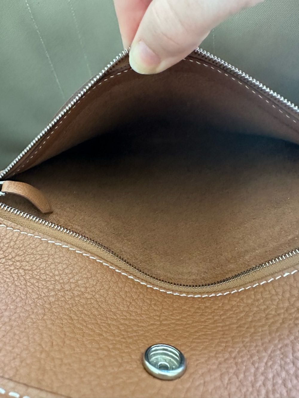 Hermes Garden Party Voyage 49 - Toile & Gold Negonda Palladium Hardware - Picture 15 of 17